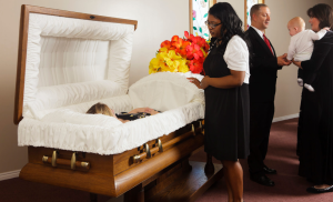 casket for a funeral