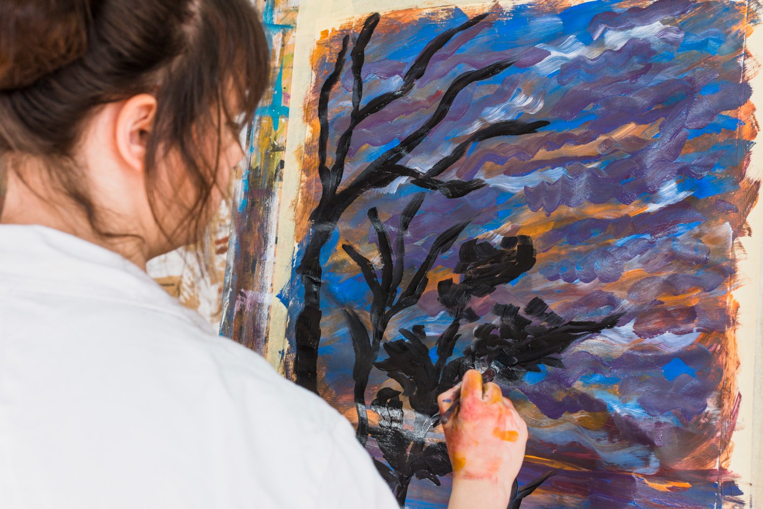 Contemporary paint by numbers